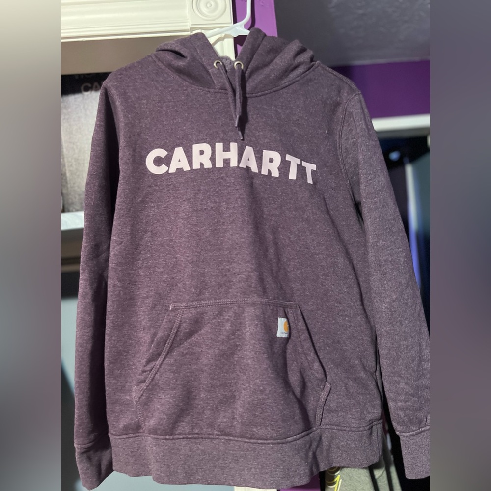 Purple Carhartt hoodie size large